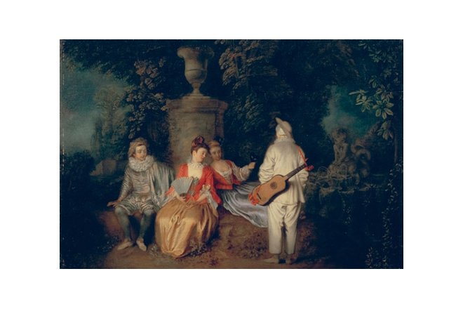 Antoine Watteau – La leçon de musique
